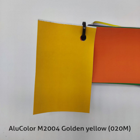 Пленка цветная AluColor M2004 Golden yellow (020M)