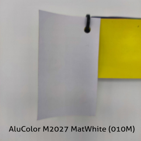 Пленка цветная AluColor M2027 Mat White (010M)