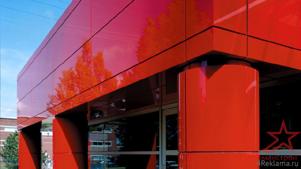 Алюминиевая композитная панель 3 мм (0.3) 1500х4000 серия Глянец в Набережных Челнах