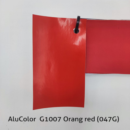 Пленка цветная AluColor G1007 Orang red (047G)